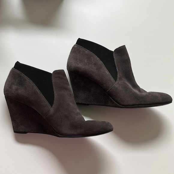 Via Spiga‎ Kenzie Suede Wedge Boots - Picture 1 of 7